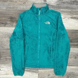 The North Face Osito Fleece  Jacket Teal Womens XS Full Zip Mock Neck Gorpcore
